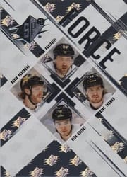 2024-25 SPx Force Leon Draisaitl/David Pastrnak/Robert Thomas/Nick Suzuki #SF-DPTS card