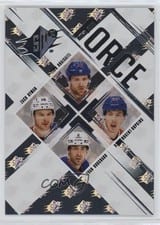 2024-25 SPx Force Leon Draisaitl/Zach Hyman/Ryan Nugent-Hopkins/Evan Bouchard #SF-DHHB card