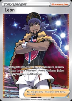 Vivid Voltage Leon #182 card