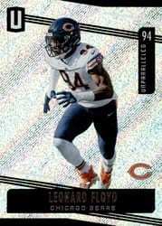 2019 Panini Unparalleled Base Set Leonard Floyd #198 card