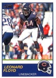 2019 Score Base Set Leonard Floyd #328 card