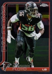 2025 Topps Chrome Base Set Leonard Floyd #18 card