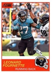 2019 Score Base Set Leonard Fournette #63 card
