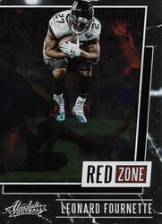 2020 Panini Absolute Red Zone Leonard Fournette #14 card