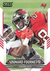 2021 Score Base Set Leonard Fournette #13 card