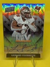 2023 Donruss Super Bowl Signatures Prizm Leonard Fournette #SBLV-LF card