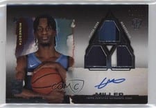 2023-24 Topps 3 Rookie 3 Patch Horizontal Autographs Leonard Miller #107 card