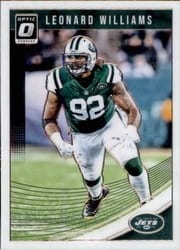 2018 Donruss Optic Base Set Leonard Williams #76 card