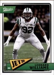 2018 Panini Classics Base Set Leonard Williams #70 card
