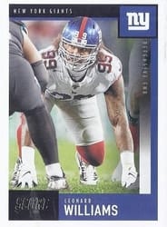 2020 Score Base Set Leonard Williams #184 card