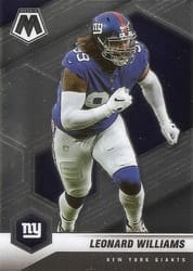 2021 Panini Mosaic Base Set Leonard Williams #154 card