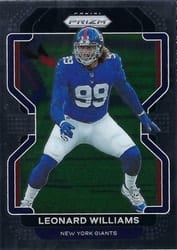 2021 Panini Prizm Base Set Leonard Williams #233 card