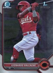 2022 Bowman Chrome Prospects Leonardo Balcazar #BCP-179 card