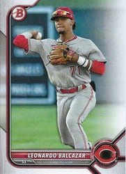 2022 Bowman Draft Base Set Leonardo Balcazar #BD-91 card