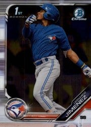 2019 Bowman Chrome Prospects Leonardo Jimenez #BCP-180 card