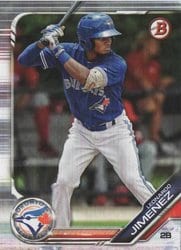 2019 Bowman Draft Base Set Leonardo Jimenez #BD-78 card