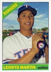 2015 Topps Heritage Base Set Leonys Martin #609 card