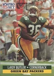 1991 Pro Set Base Set LeRoy Butler #507 card