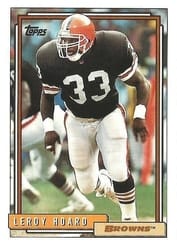 1992 Topps Base Set Leroy Hoard #11 card