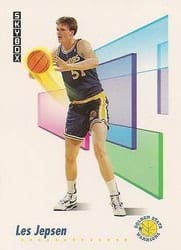 1991-92 SkyBox Base Set Les Jepsen #93 card
