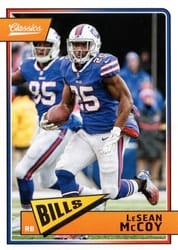 2018 Panini Classics Base Set LeSean McCoy #12 card