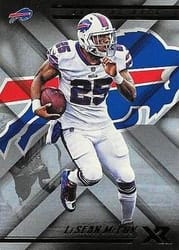2018 Panini XR Base Set LeSean McCoy #1 card