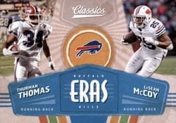 2018 Panini Classics Eras LeSean McCoy / Thurman Thomas #4 card