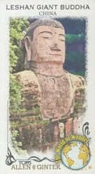 2023 Topps Allen & Ginter Mini World of Wonder Leshan Giant Buddha, China #WOW-25 card