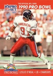 1990 Pro Set Base Set Leslie O'Neal #364 card