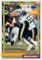 1992 Topps Base Set Leslie O'Neal #728 card