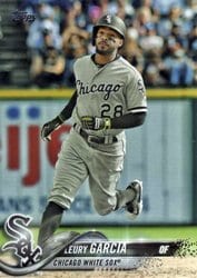 2018 Topps Base Set Leury Garcia #496 card