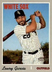 2019 Topps Heritage Base Set Leury Garcia #668 card