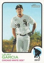 2022 Topps Heritage Base Set Leury Garcia #380 card