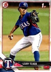 2018 Bowman Draft Base Set Leury Tejada #BD-174 card