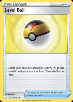Battle Styles Level Ball #129 card