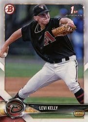 2018 Bowman Draft Base Set Levi Kelly #BD-102 card