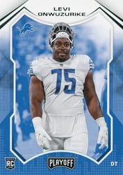 2021 Panini Playoff Base Set Levi Onwuzurike #261 card