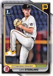 2024 Bowman Draft Base Set Levi Sterling #BD-83 card