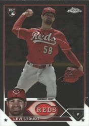 2023 Topps Chrome Update Base Set Levi Stoudt #USC13 card
