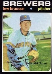 1971 Topps Base Set Lew Krausse #372 card