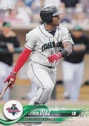 2018 Topps Pro Debut Base Set Lewin Diaz #134 card