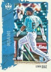 2021 Panini Diamond Kings Base Set Lewin Diaz #138 card