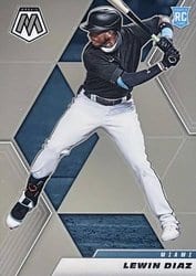 2021 Panini Mosaic Base Set Lewin Diaz #217 card