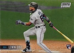 2021 Stadium Club Chrome Base Set Lewin Diaz #188 card