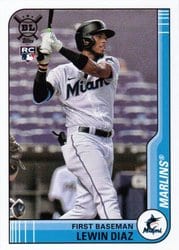 2021 Topps Big League Base Set Lewin Diaz #26 card