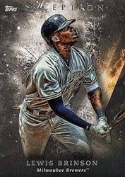 2018 Topps Inception Base Set Lewis Brinson #34 card