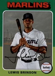 2019 Topps Archives Base Set Lewis Brinson #138 card