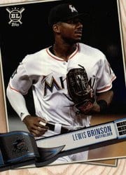 2019 Topps Big League Base Set Lewis Brinson #261 card