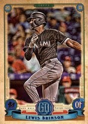 2019 Topps Gypsy Queen Base Set Lewis Brinson #34 card