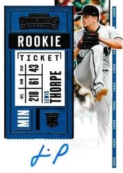 2020 Panini Contenders Base Set Lewis Thorpe #155 card